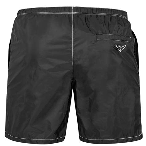 prada swim shorts black